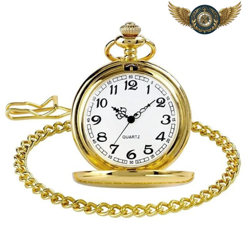 L'Héritage - Montre Gousset Full Hunter Acier Poli Quartz - Vue 4 - Gousset-heritage