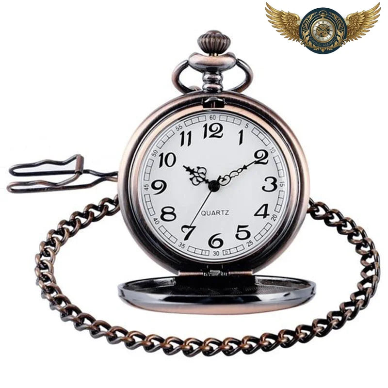 L'Héritage - Montre Gousset Full Hunter Acier Poli Quartz - Vue 8 - Gousset-heritage