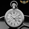 L'Héritage - Montre Gousset Mécanique 24h Acier Poli - Vue 4 - Gousset-heritage