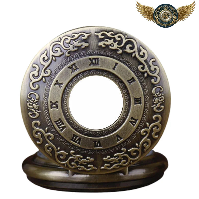 L'Héritage - Montre Gousset Mécanique Bronze Demi-Chasseur - Vue 3 - Gousset-heritage