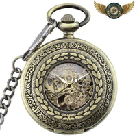 L'Héritage - Montre Gousset Mécanique Squelette Bronze Antique - Gousset-heritage