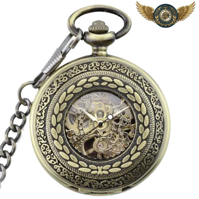 L'Héritage - Montre Gousset Mécanique Squelette Bronze Antique - Bronze - Gousset-heritage