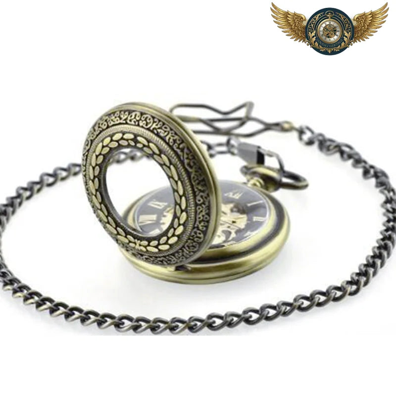L'Héritage - Montre Gousset Mécanique Squelette Bronze Antique - Vue 4 - Gousset-heritage