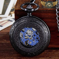 L'Héritage - Montre Gousset Mécanique Squelette Bronze Antique - modèle Noir - Gousset-heritage
