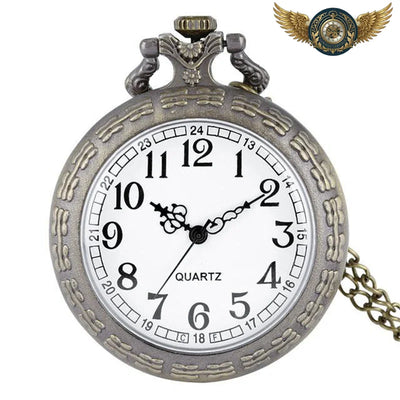Acheter L'Héritage - Montre Gousset Quartz Bronze Gravure Fantaisie - Gousset-heritage