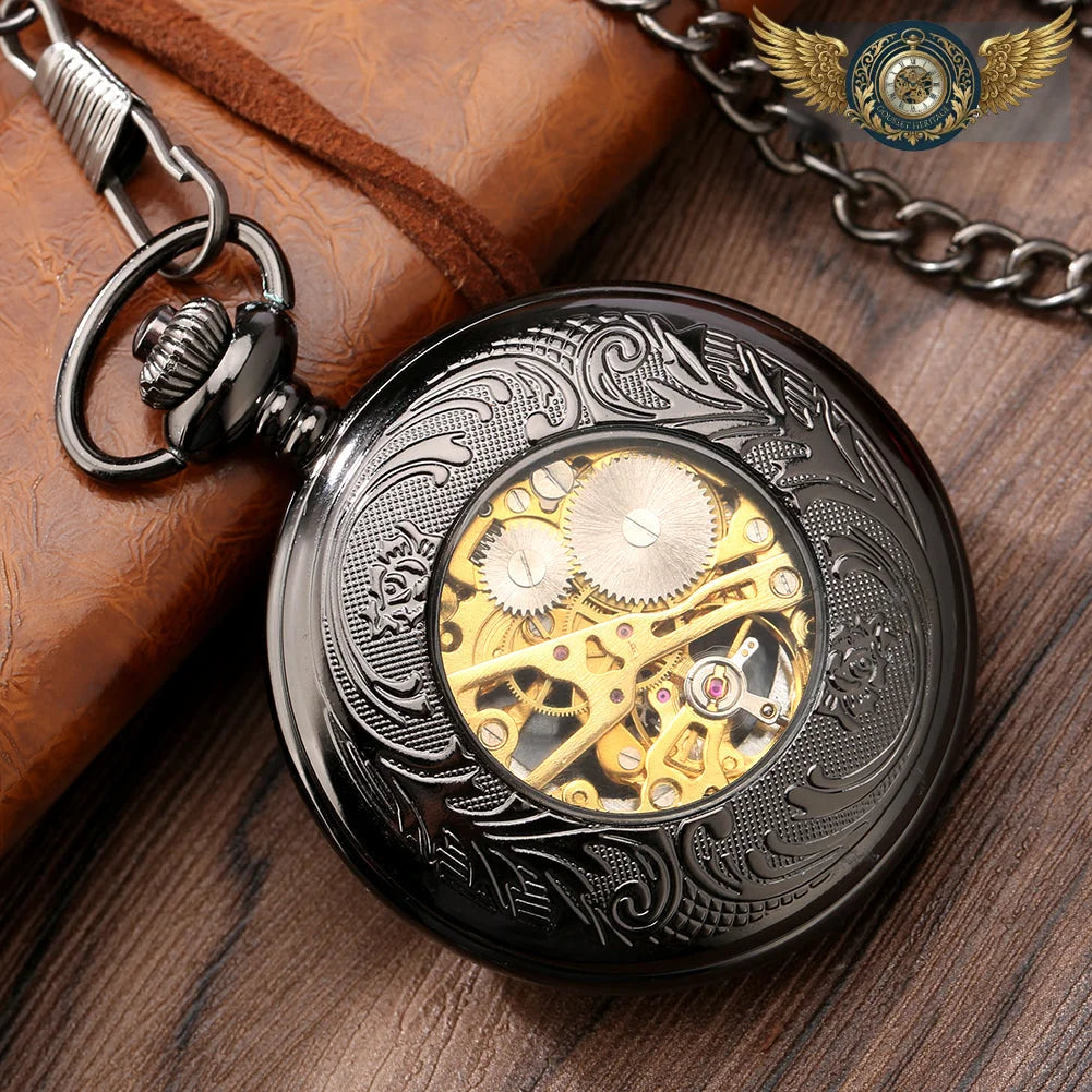 L'Héritage - Montre Gousset Squelette Demi-Chasseur Mécanique - Vue 23 - Gousset-heritage
