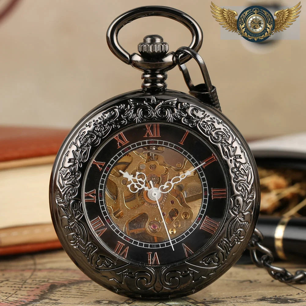 L'Héritage - Montre Gousset Squelette Demi-Chasseur Mécanique - Vue 26 - Gousset-heritage