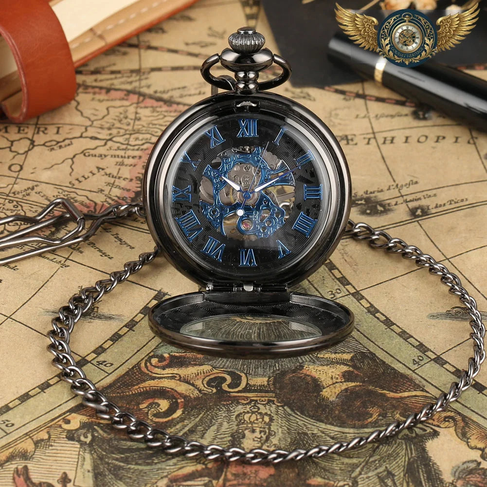 L'Héritage - Montre Gousset Squelette Demi-Chasseur Mécanique - Vue 32 - Gousset-heritage