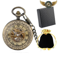 L'Héritage - Montre Gousset Squelette Demi-Chasseur Mécanique - modèle Bronze - Gousset-heritage