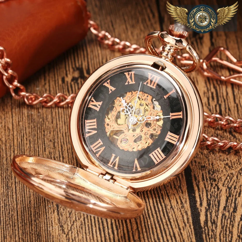 L'Héritage - Montre Gousset Squelette Demi-Chasseur Mécanique - Vue 7 - Gousset-heritage