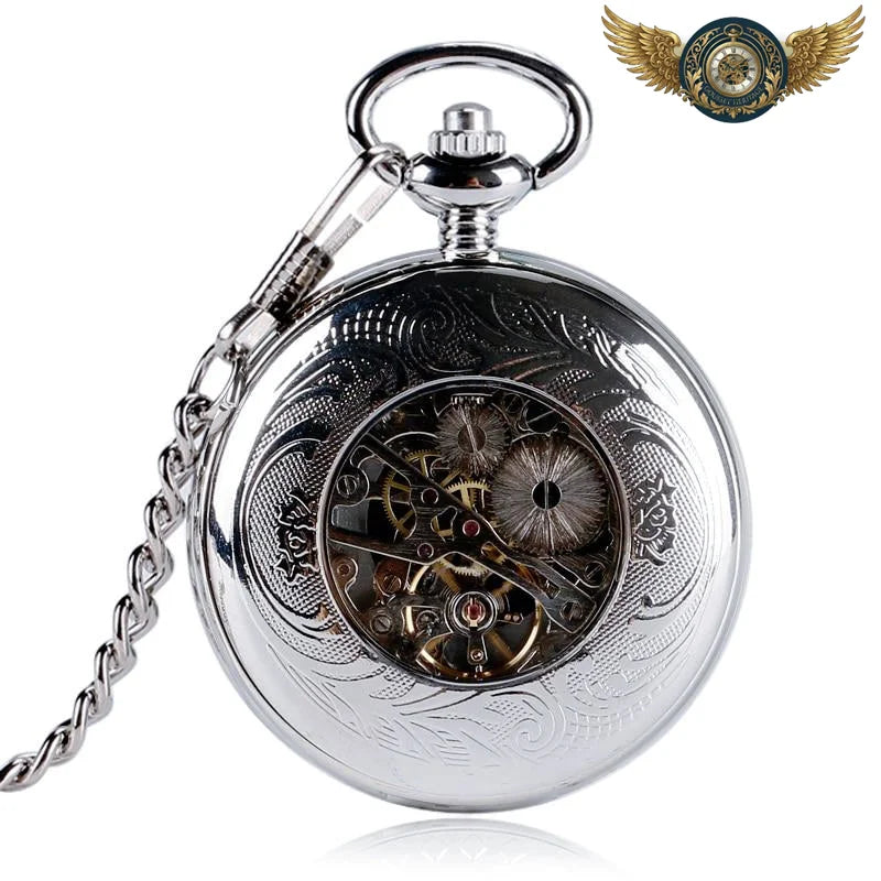 L'Héritage - Montre de Poche Chasseur Mécanique Visible