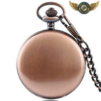 L'Héritage - Montre de Poche Full-Hunter Classique Quartz - modèle Or rose - Gousset-heritage