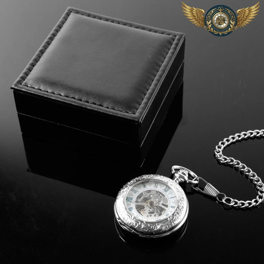 L'Héritage - Montre de Poche Mécanique Ciselée Demi-Chasseur - Vue 6 - Gousset-heritage