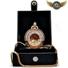 L'Héritage - Montre de Poche Mécanique Double Chasseur Doré - Vue 1 - Gousset-heritage