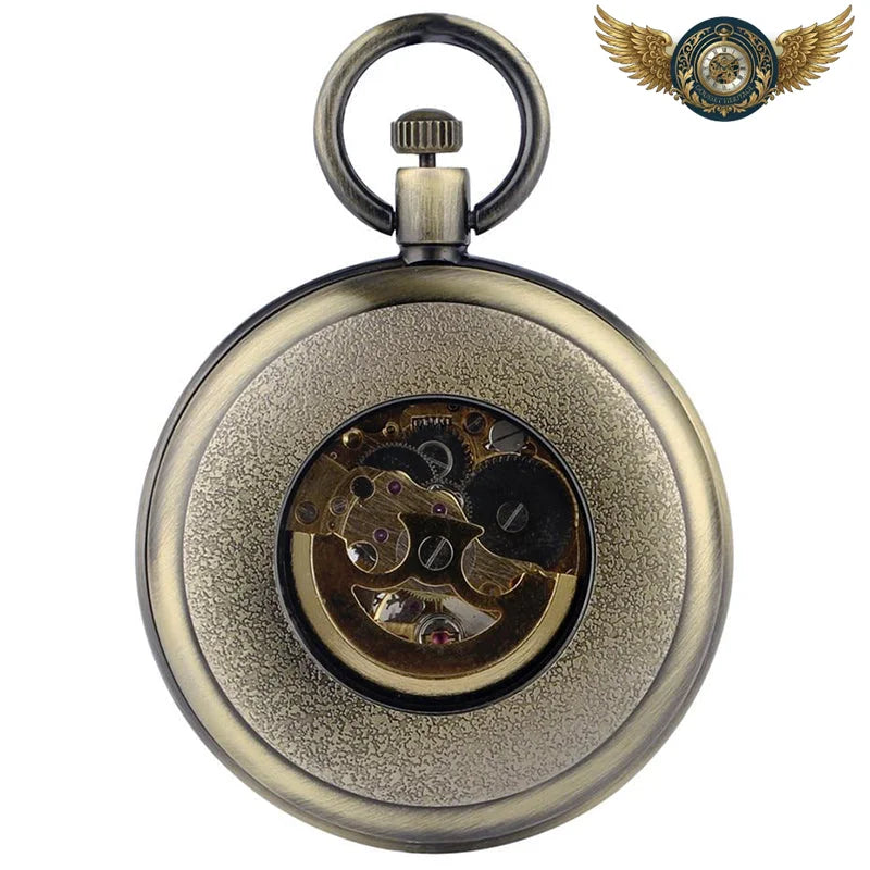 L'Héritage Automatique - Montre de Poche Semi-Squelette 54mm - Vue 3 - Gousset-heritage