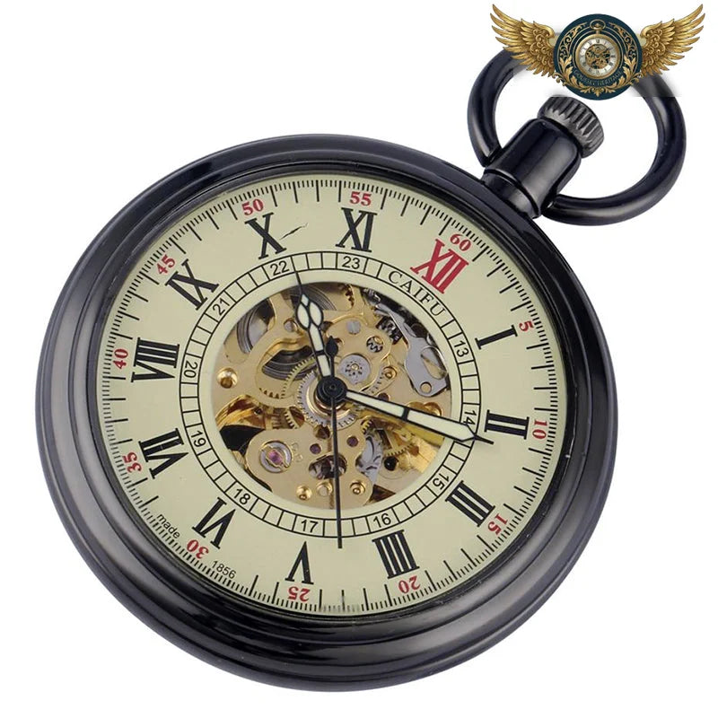 L'Héritage Automatique - Montre de Poche Semi-Squelette 54mm - Vue 4 - Gousset-heritage