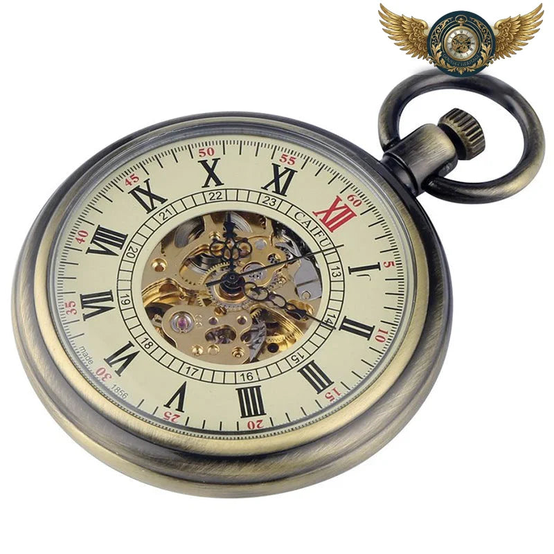 L'Héritage Automatique - Montre de Poche Semi-Squelette 54mm - Vue 5 - Gousset-heritage