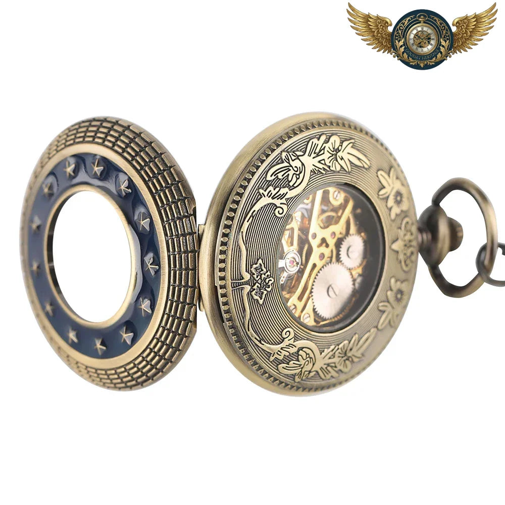 L'Héritage Bronze - Gousset Mécanique Squelette Demi-Chasseur - Vue 6 - Gousset-heritage