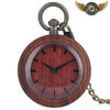 L'Héritage Brossé - Montre Gousset Bois Acajou Unique - Vue 1 - Gousset-heritage