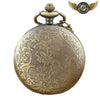 L'Héritage Floral – Montre Pendentif Bronze à Clapet Sculpté Quartz - Vue 3 - Gousset-heritage