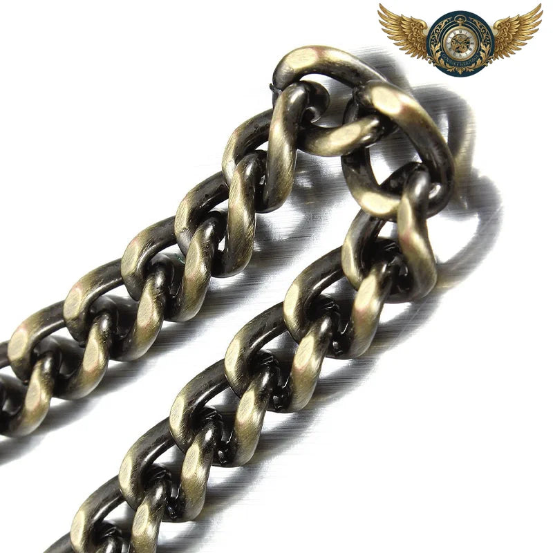 L'Héritage Industriel - Chaîne Gourmette Clip Bronze Antique