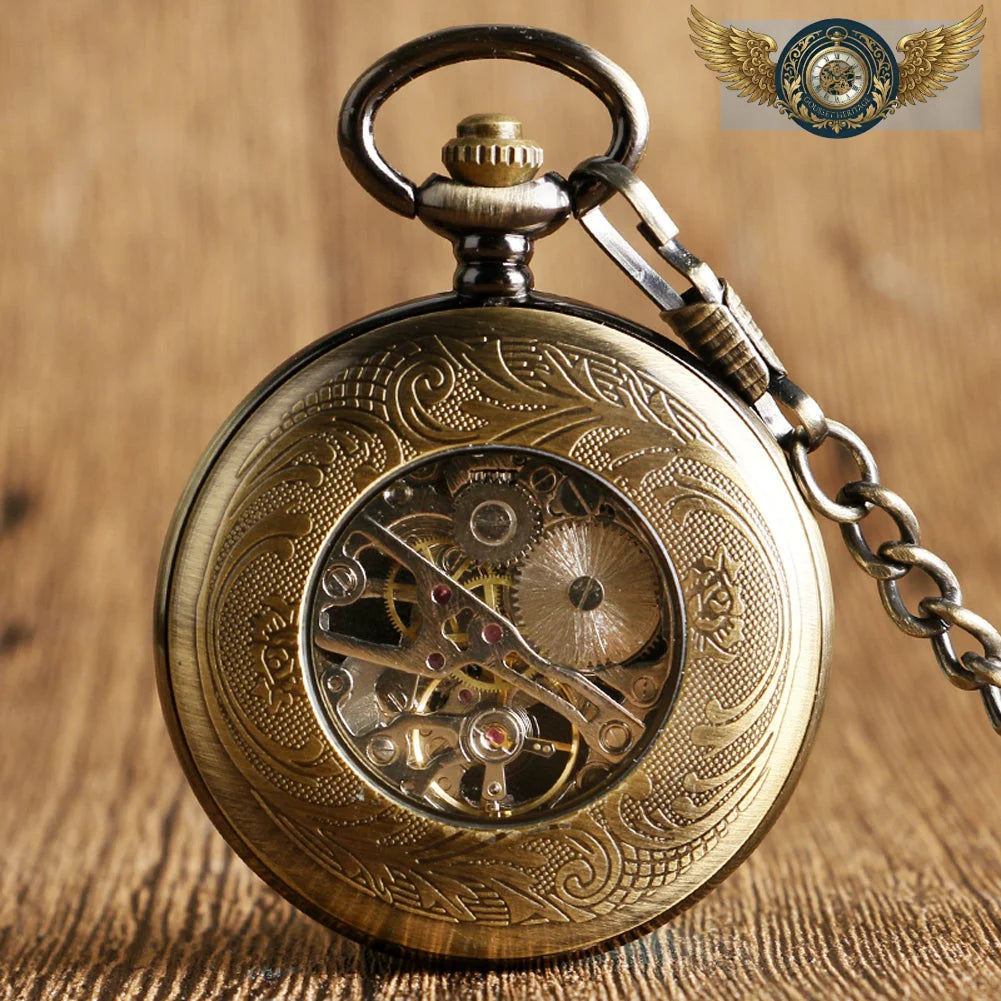 L'Héritage Industriel - Montre Gousset Squelette Chasseur - Vue 2 - Gousset-heritage