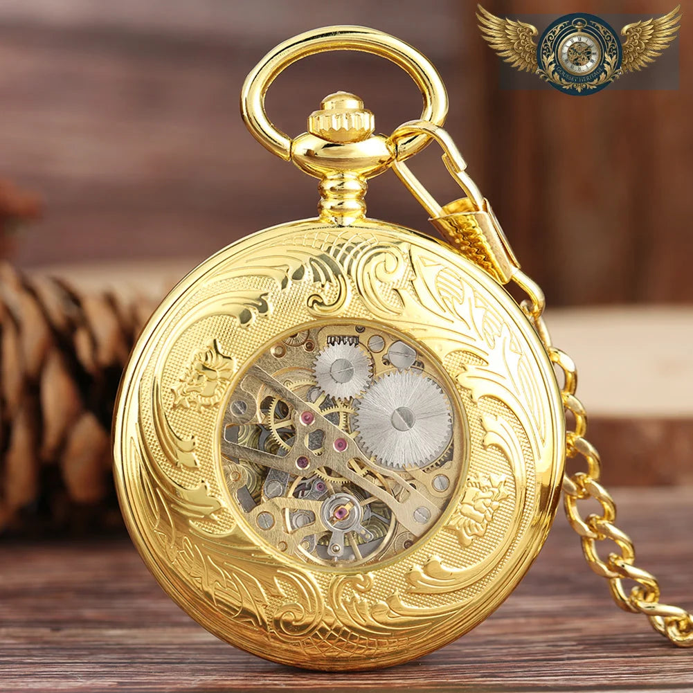 L'Héritage Industriel - Montre Gousset Squelette Chasseur - Vue 9 - Gousset-heritage