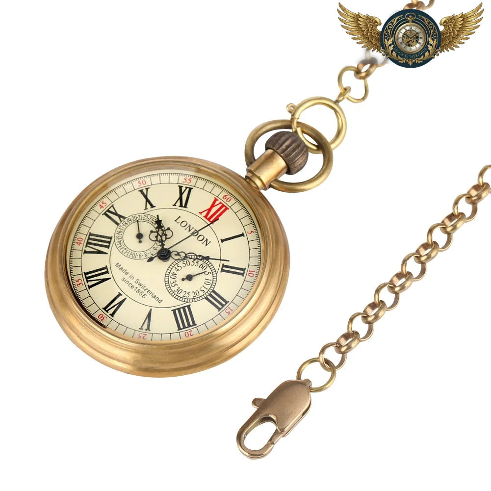 L'Héritage Néo-Dandy - Montre à Gousset Mécanique Or Vieilli - Bronze - Gousset-heritage