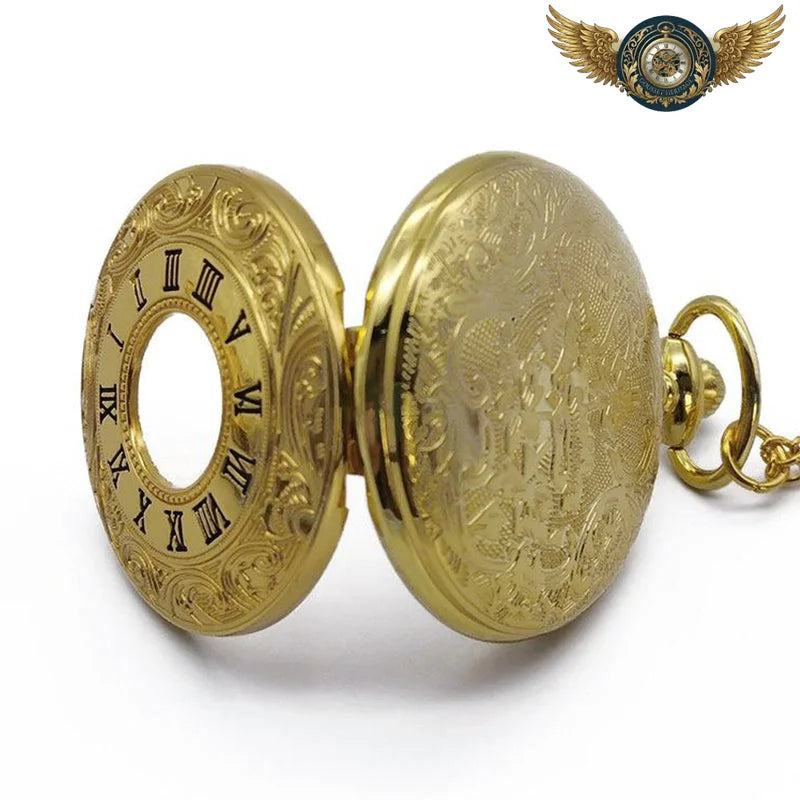 L'Héritage Néo-Victorien - Montre Gousset Ornée Demi-Chasseur - Vue 5 - Gousset-heritage