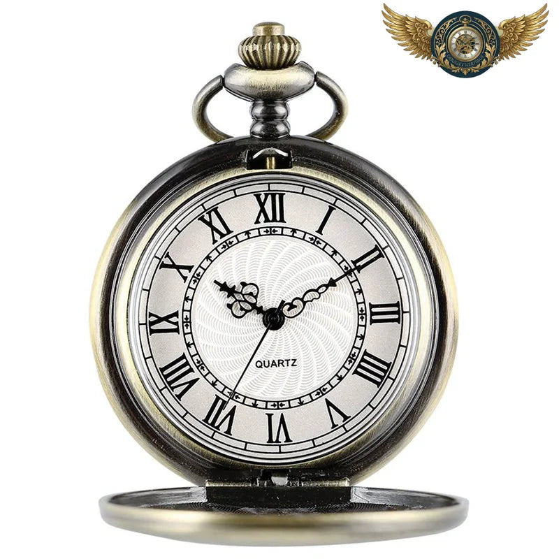 L'Héritage Nobiliaire - Montre Gousset Chasseur Ciselée Quartz - Vue 4 - Gousset-heritage