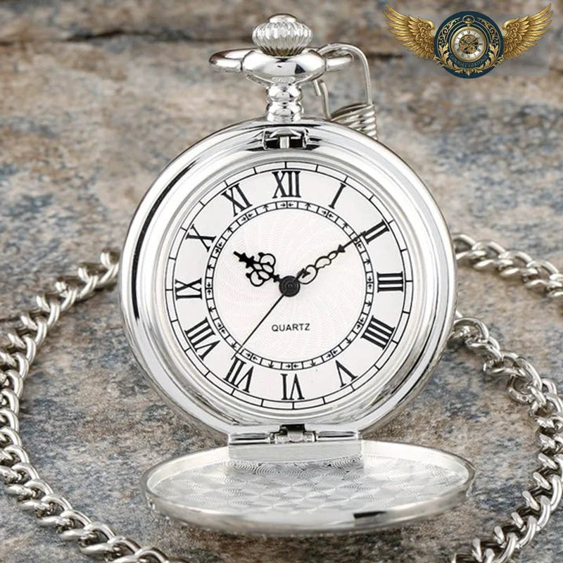 L'Héritage Nobiliaire - Montre Gousset Chasseur Ciselée Quartz - Vue 7 - Gousset-heritage
