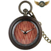 L'Héritage Organique – Montre de Poche Bois, Mouvement Quartz - Vue 1 - Gousset-heritage