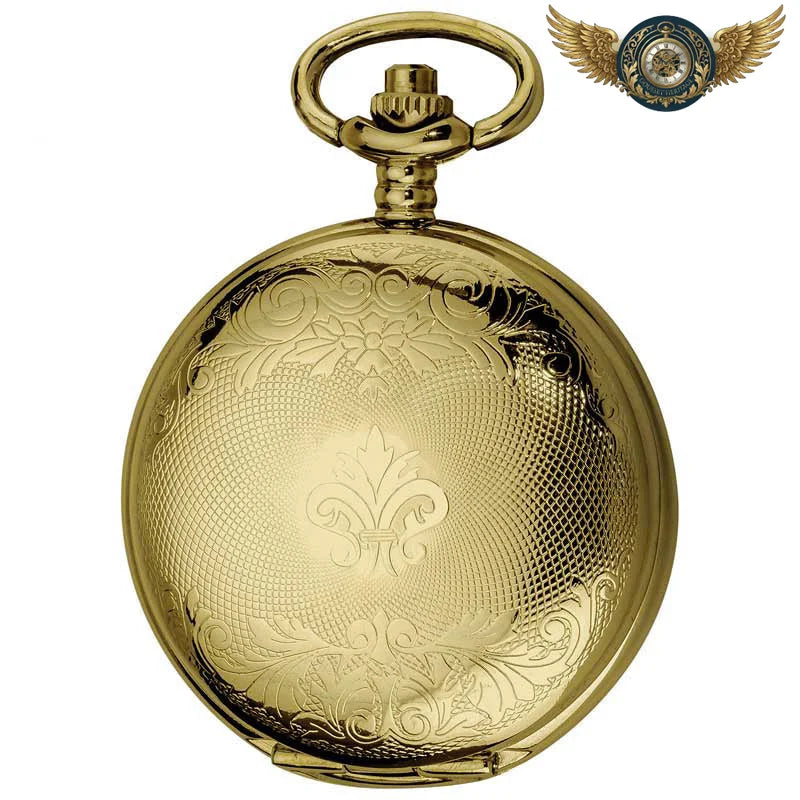 L'Héritage Royal | Montre de Poche Double Demi-Chasseur Squelette - Vue 3 - Gousset-heritage