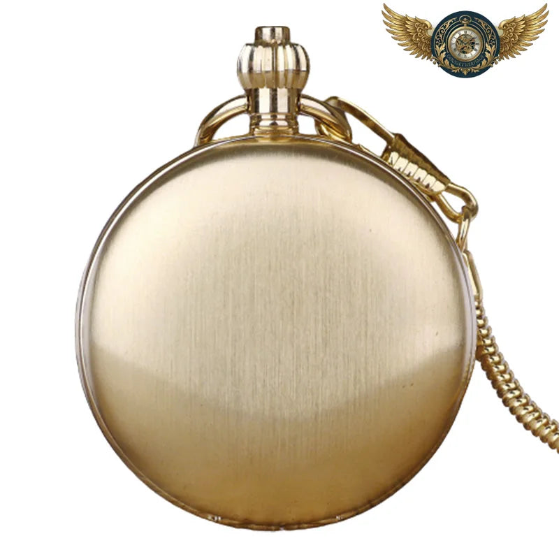 L'Héritage Victorien - Montre Gousset Double Chasseur Squelette Or - Vue 5 - Gousset-heritage