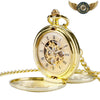 L'Héritage Victorien - Montre Gousset Double Chasseur Squelette Or - Or - Gousset-heritage