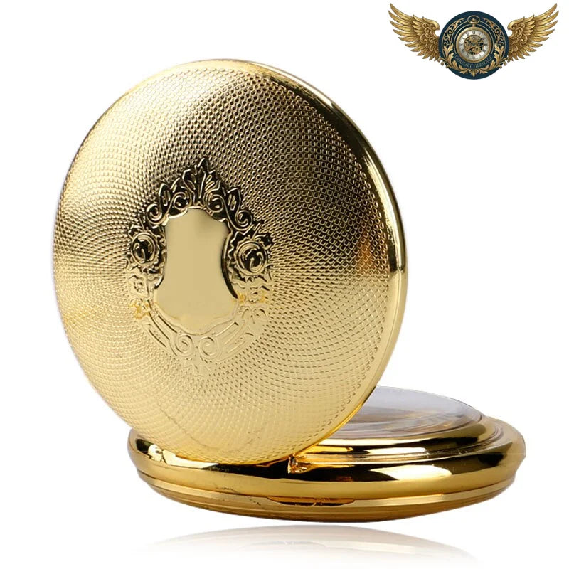 L'Héritage – Gousset Automatique Demi-Chasseur Doré Squelette - Vue 4 - Gousset-heritage