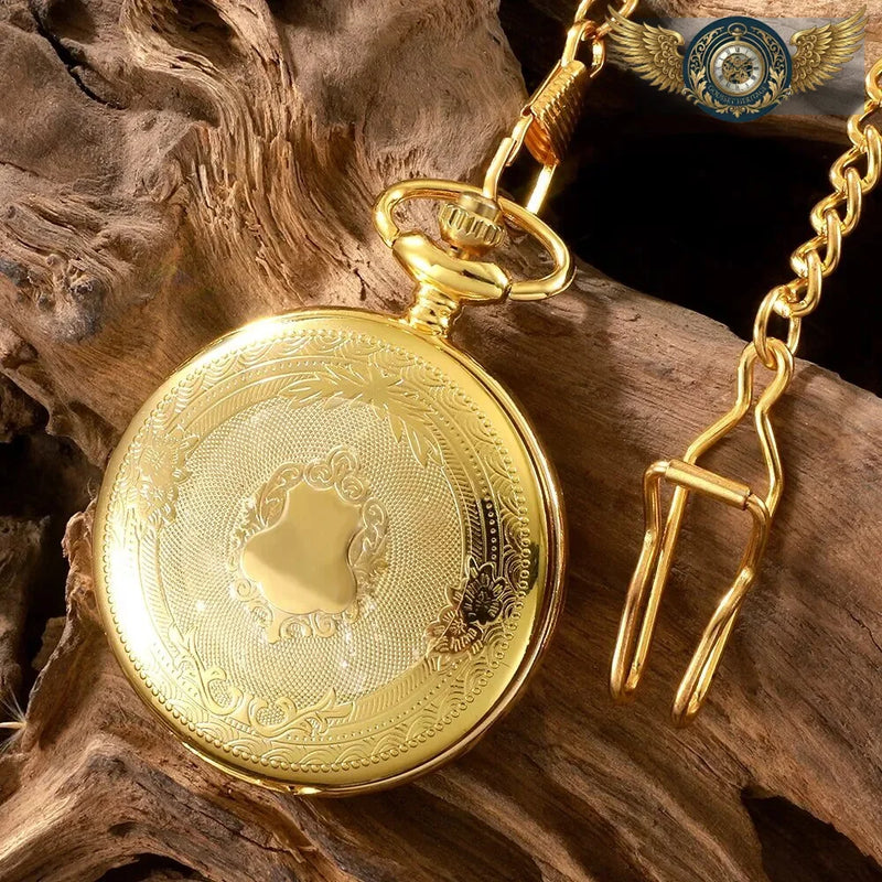 L'Héritage – Montre Gousset Or Chasseur, Gravure Héraldique