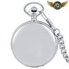 L'Héritage – Montre de Poche Chasseur en Acier Quartz Poli - Vue 1 - Gousset-heritage