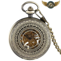 L'Héritage – Montre de Poche Mécanique Squelette Bronze 47mm - Gousset-heritage