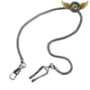 L'Héritier - Chaîne de Ceinture Maille Serpentin | Acier Inoxydable - Vue 1 - Gousset-heritage