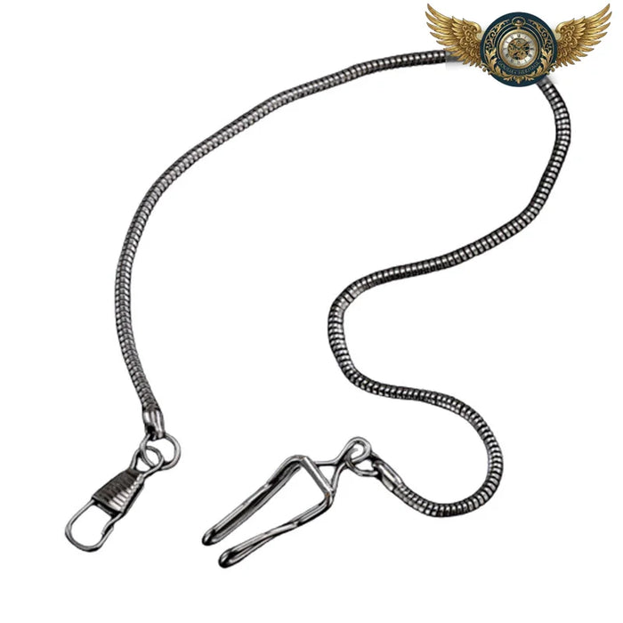 L'Héritier - Chaîne de Ceinture Maille Serpentin | Acier Inoxydable - Vue 1 - Gousset-heritage
