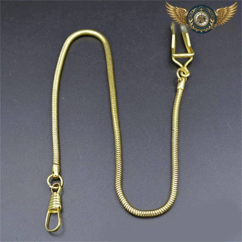 L'Héritier - Chaîne de Ceinture Maille Serpentin | Acier Inoxydable - Or - Gousset-heritage