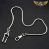 L'Héritier - Chaîne de Ceinture Maille Serpentin | Acier Inoxydable - Argent - Gousset-heritage