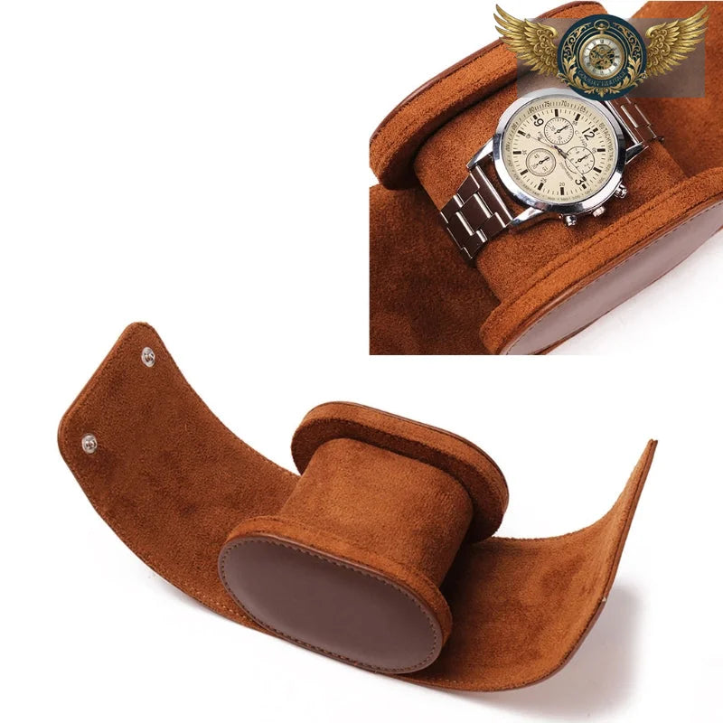 L'Héritier - Écrin de Voyage Rigide Marron pour Montre à Gousset - Vue 8 - Gousset-heritage