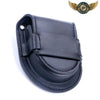 L'Héritier - Étui Ceinture Simili Cuir Gousset Sécurisé - Noir - Gousset-heritage