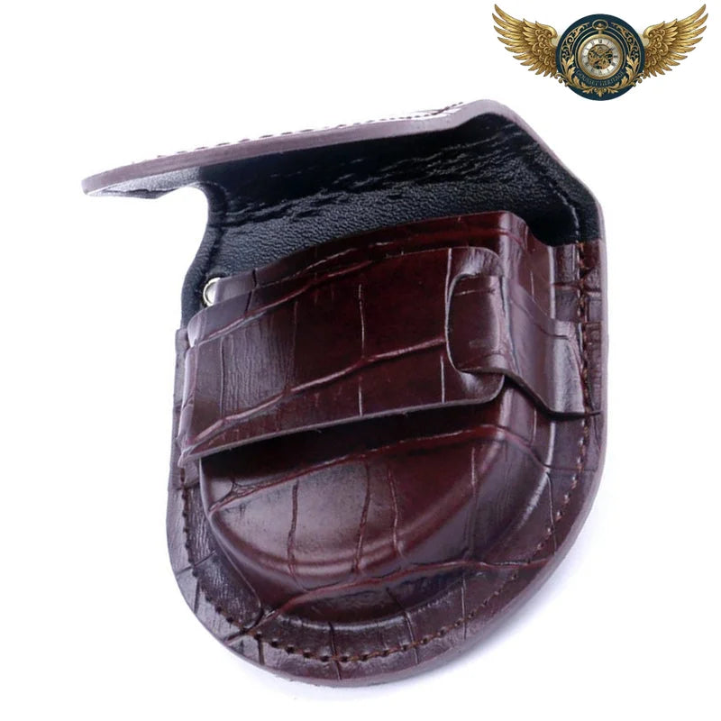 L'Héritier - Étui Ceinture Simili Cuir Gousset Sécurisé - Vue 5 - Gousset-heritage