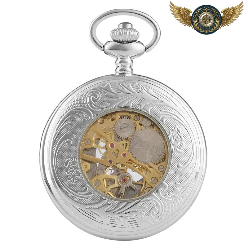 L'Héritier - Montre de Poche Demi-Chasseur Mécanique Argenté - Vue 4 - Gousset-heritage
