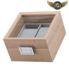 L'Héritier Hexagonal - Écrin Gousset Bois Clair DUO - Vue 1 - Gousset-heritage