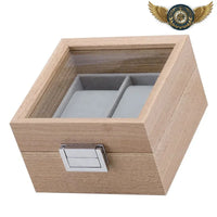 L'Héritier Hexagonal - Écrin Gousset Bois Clair DUO - Gousset-heritage