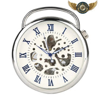 L'Horloge Bleue - Montre Gousset Mécanique Semi-Squelette - Gousset-heritage